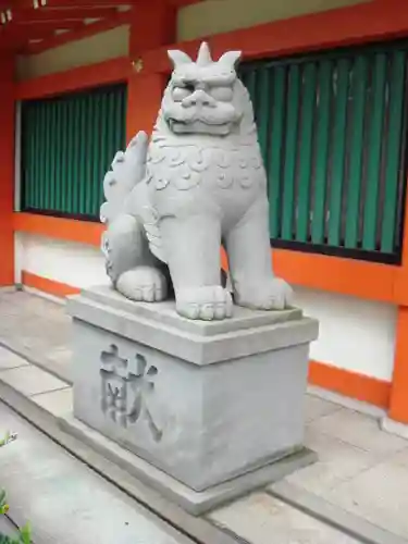 千葉神社の狛犬