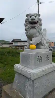 襟裳神社の狛犬