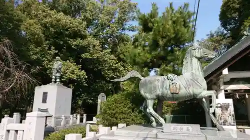 和泉國一之宮　大鳥大社の狛犬