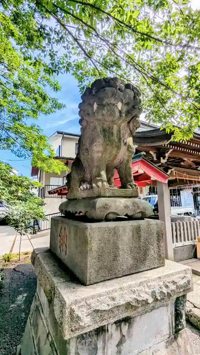 滝野川八幡神社の狛犬