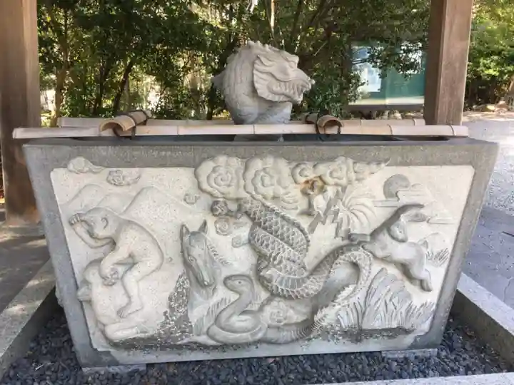 半城土天満神社の手水舎