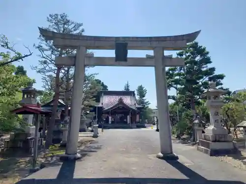 於保多神社の鳥居