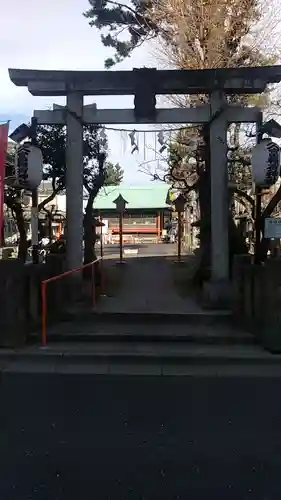 久富稲荷神社の鳥居