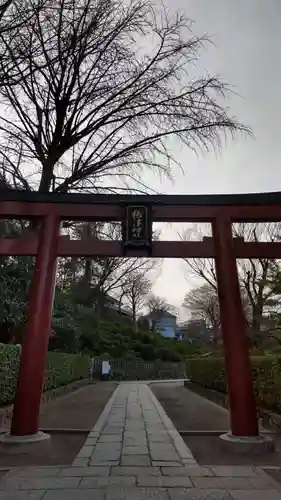 根津神社の鳥居