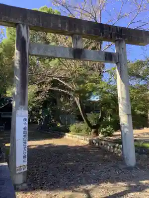 神明社(宮浦)の鳥居
