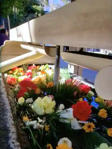 鳩森八幡神社の手水舎