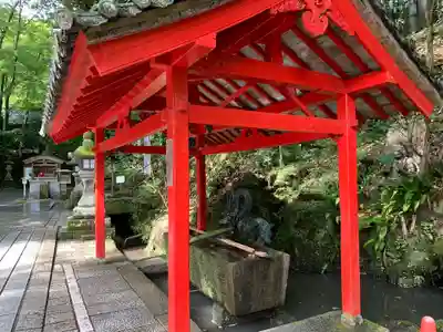 石山寺の手水舎