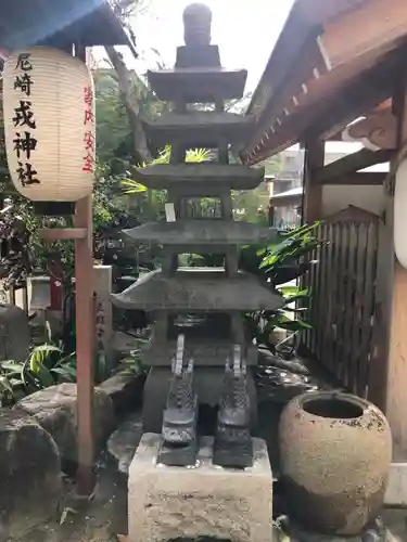 尼崎えびす神社の塔