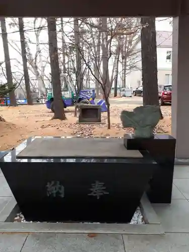 大谷地神社の手水