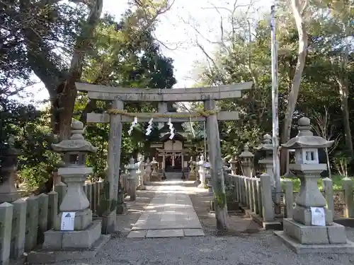 曽禰神社の鳥居