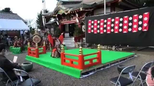 人見神社の神楽