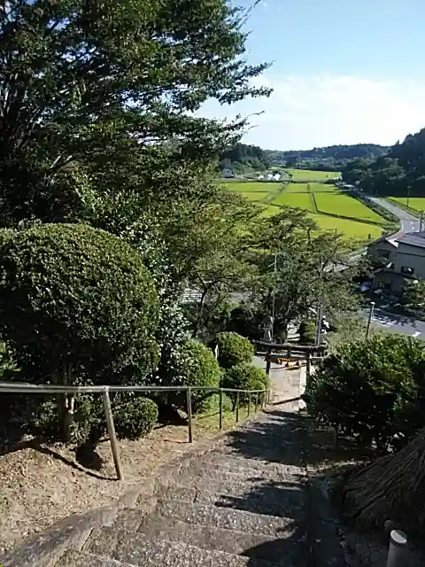 長屋神社の景色