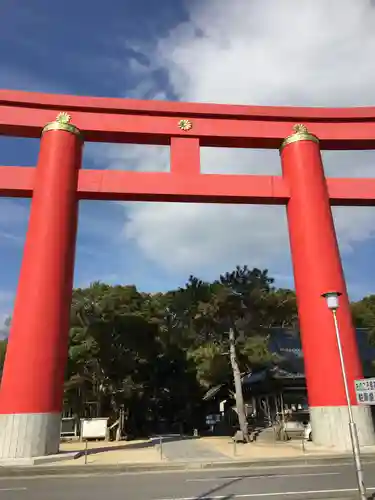 自凝島神社の鳥居