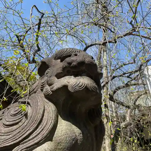 牛天神北野神社の狛犬