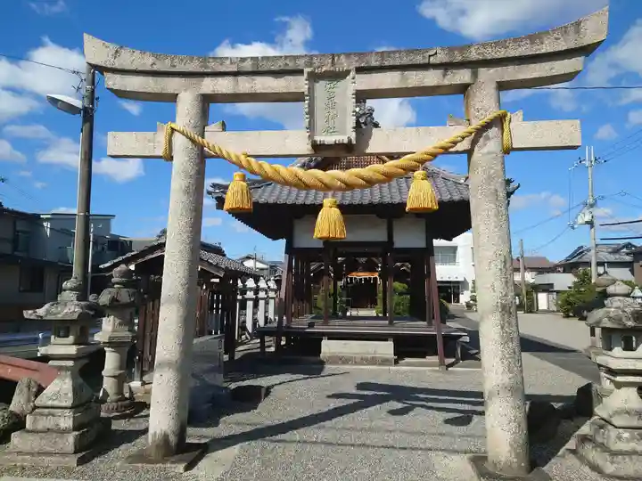 安羅神社の鳥居
