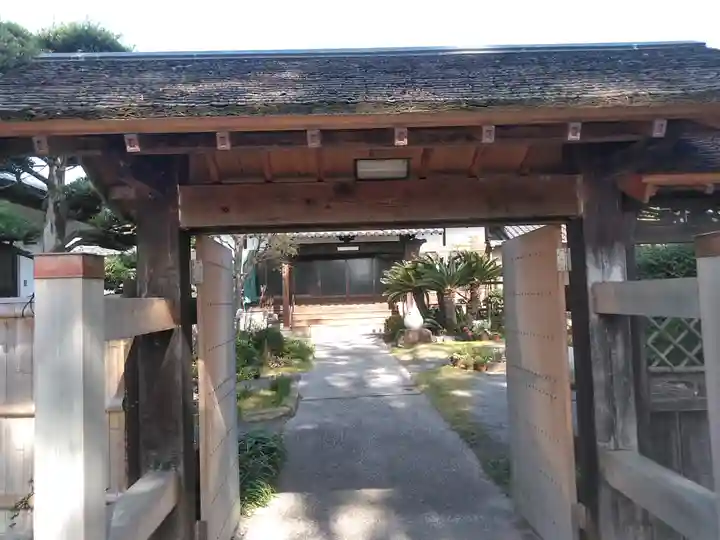長安寺の山門・神門