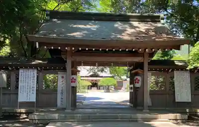 （長良）天神神社の山門・神門