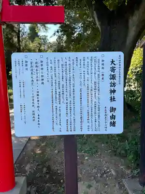 大寄諏訪神社(埼玉県)
