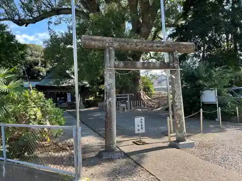 伊勢神明社の鳥居