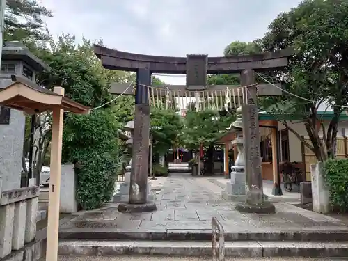 久留米宗社　日吉神社の鳥居