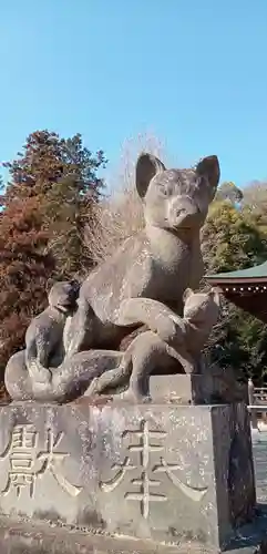 女化神社の狛犬