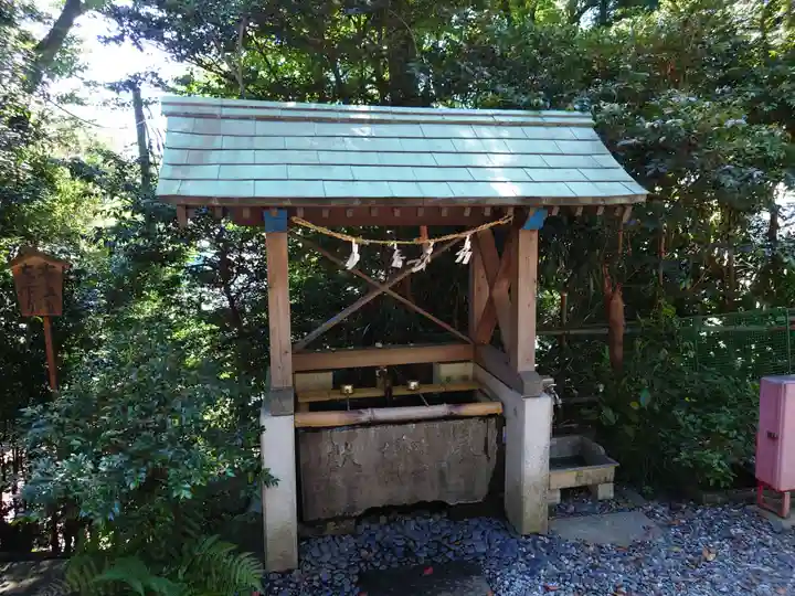 白旗神社(平戸白旗神社)の手水舎