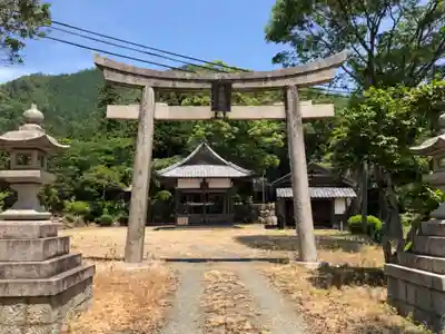 石桉比古比賣神社の鳥居