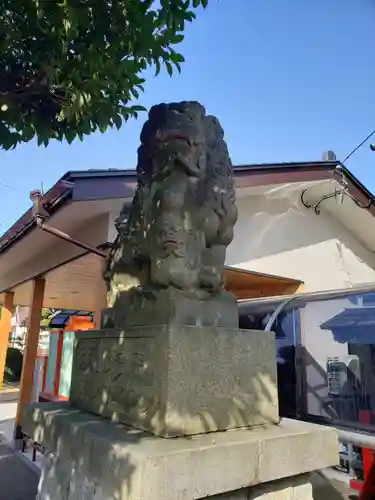 總社 和田八幡宮の狛犬