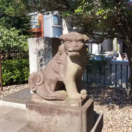 池袋氷川神社の狛犬