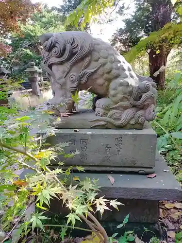 菜洗神社の狛犬