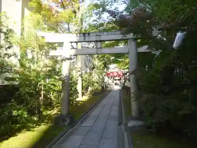溝口神社の鳥居