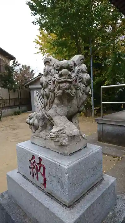 田尻日枝神社の狛犬