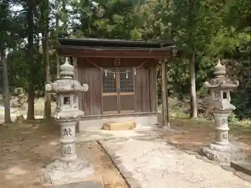 諏訪社の本殿・本堂