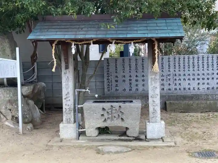 素鵞神社の手水舎