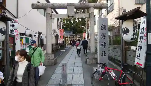 川越熊野神社の鳥居