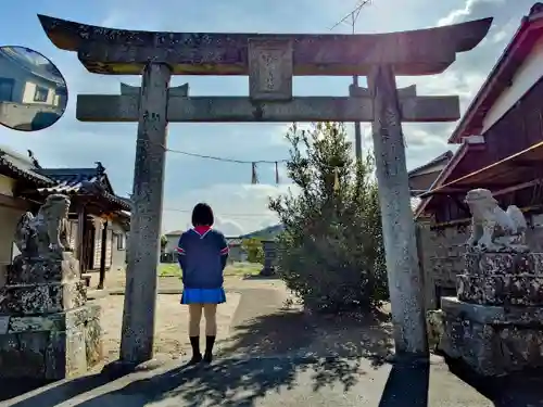 天村雲神社の鳥居