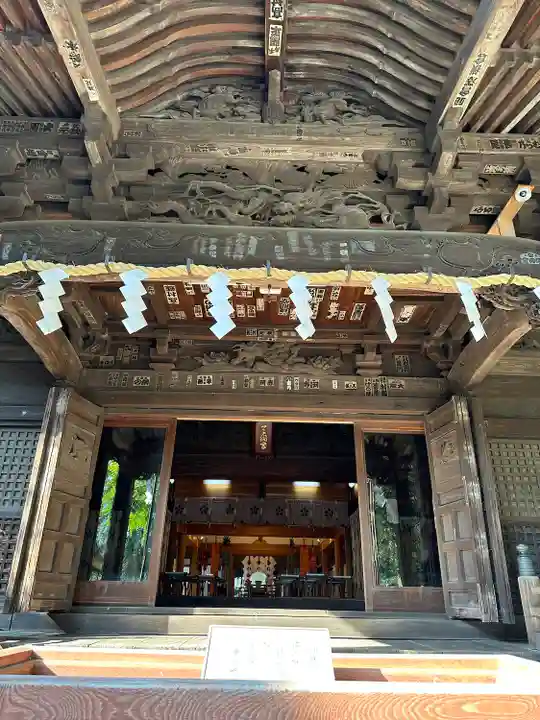 谷保天満宮の本殿・本堂