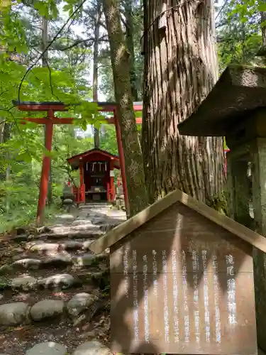 滝尾稲荷神社の鳥居