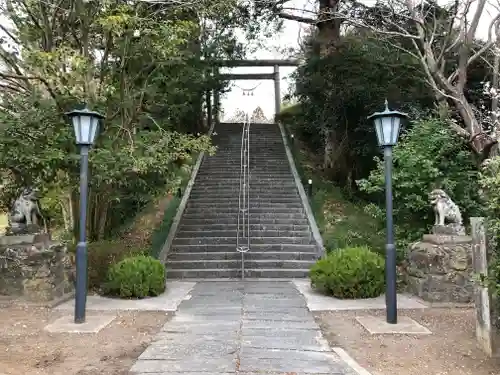 涌谷神社の鳥居