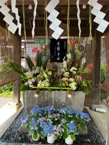 國魂神社の手水舎