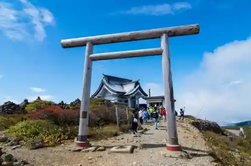 刈田嶺神社(奥宮)の鳥居