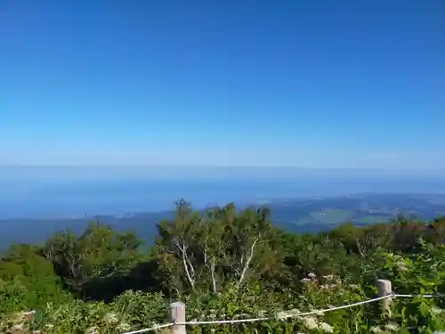 鳥海山大物忌神社本社の景色