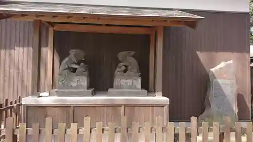 調神社の狛犬