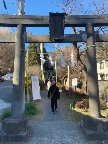 武州白子熊野神社の鳥居