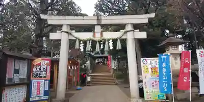 太子堂八幡神社の鳥居