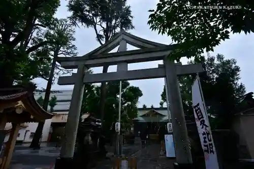 お三の宮日枝神社の鳥居