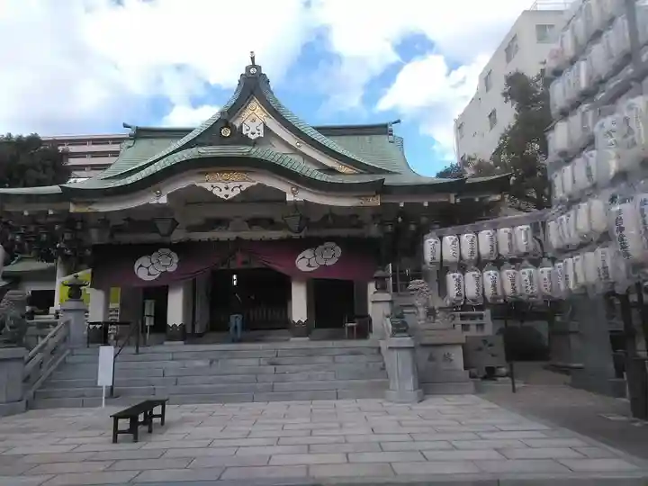 難波八阪神社の本殿・本堂