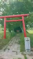 堰上明神社の鳥居