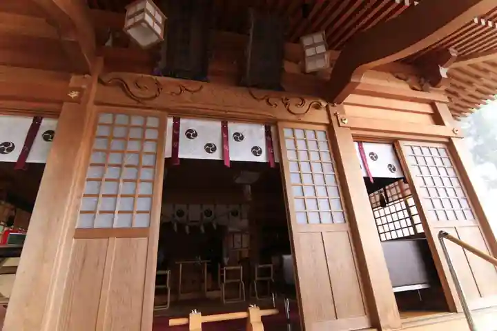 阿久津「田村神社」(郡山市阿久津町)旧社名:伊豆箱根三嶋三社の本殿・本堂