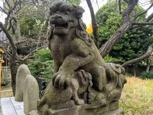 北野天神（仲六郷北野神社）の狛犬